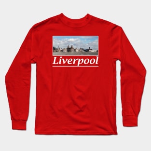 Liverpool's Iconic Waterfront Long Sleeve T-Shirt